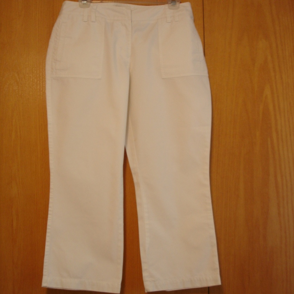 The Limited White Capris